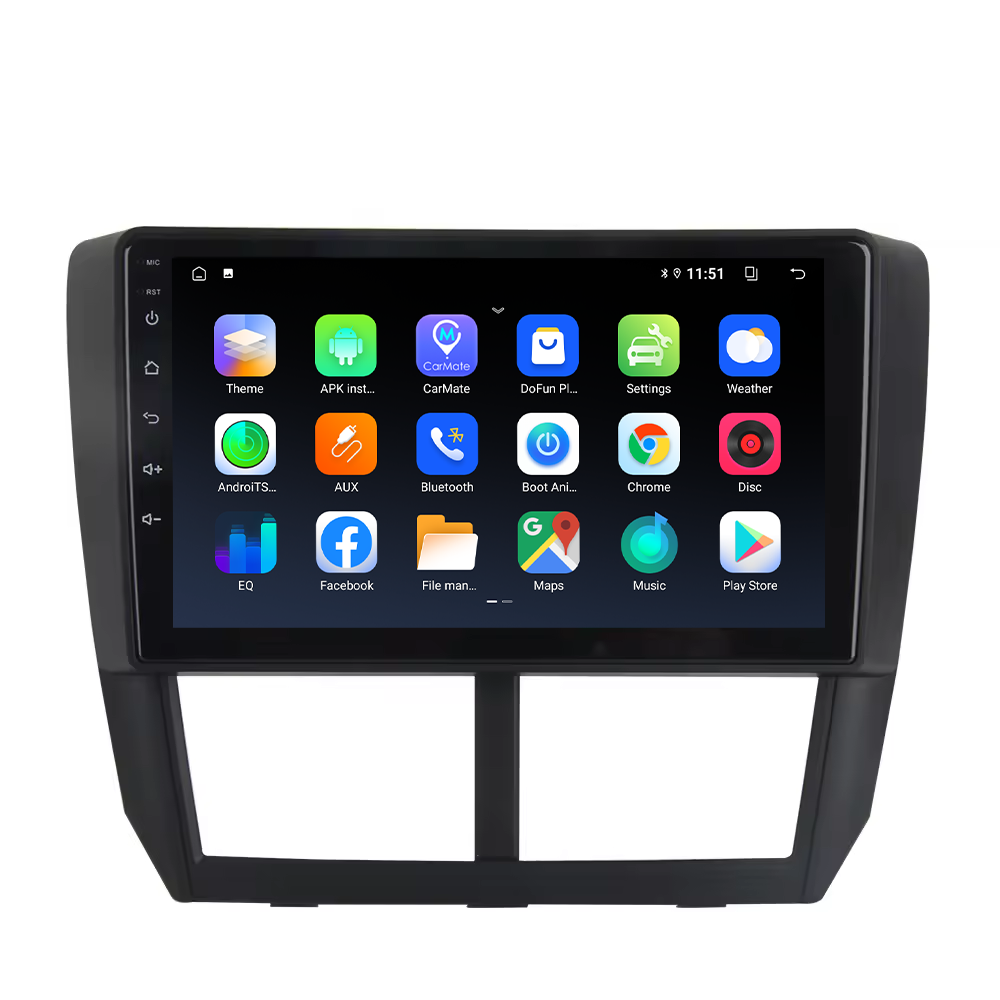 Android 2 din Quad core 9.0 car radio for Subaru Forester Impreza 2008 2009 2010 2011 2012 car DVD player