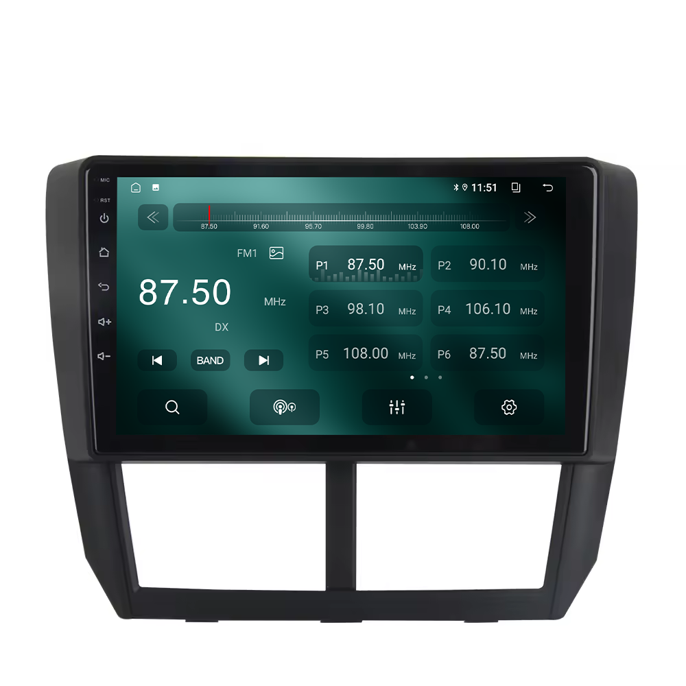 Android 2 din Quad core 9.0 car radio for Subaru Forester Impreza 2008 2009 2010 2011 2012 car DVD player