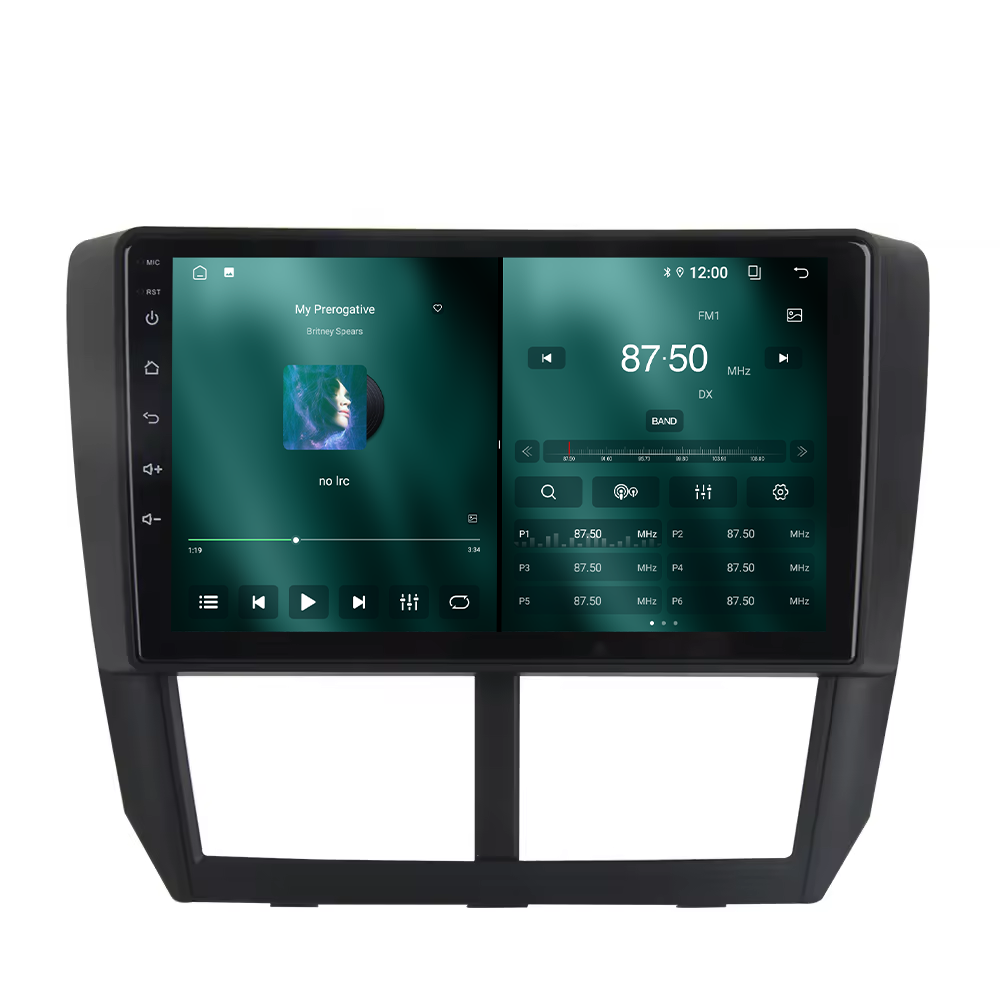 Android 2 din Quad core 9.0 car radio for Subaru Forester Impreza 2008 2009 2010 2011 2012 car DVD player