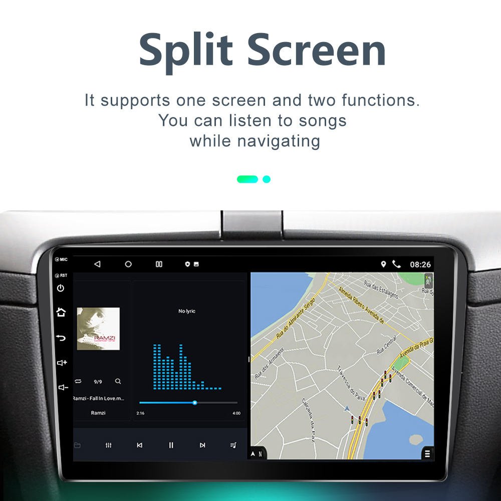 Car radio Android Gps DVD BT WiFi Universal Video 7 inch 9 inch screens for cars android car audio gps dvd