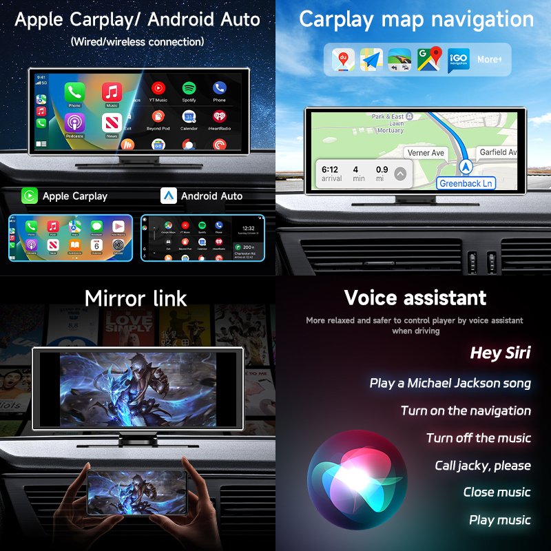 Newest Carplay Screen Car Stereo 11.26 Portable Touch Screen Car DVD Player Carplay Car Radio Touch Screen MP5 Player