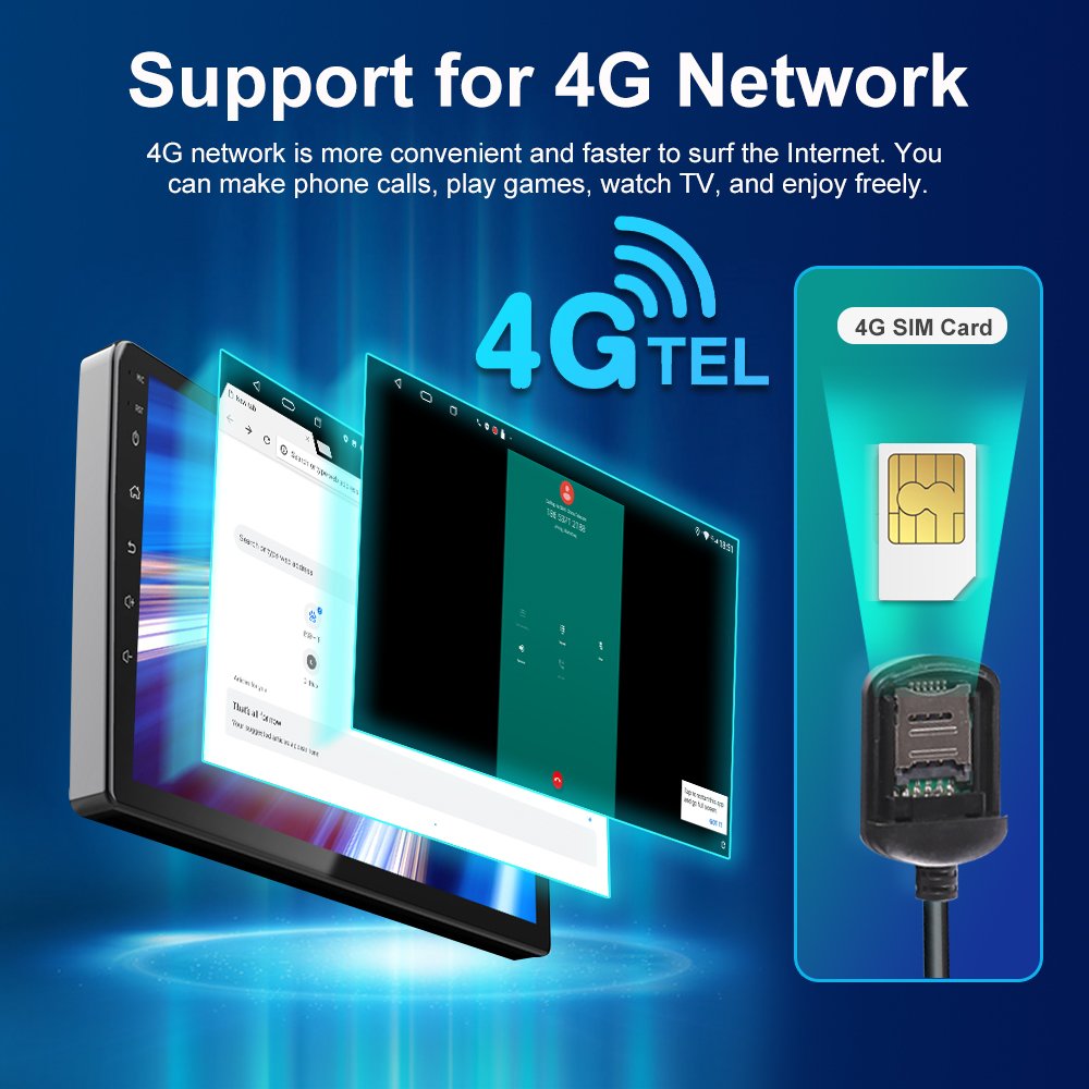 2 Din Android 11 4G NET 7/9/10.1 Inch Car Radio Multimedia Video Player 2Din Navigation GPS FM for Nissan Kia Honda VW