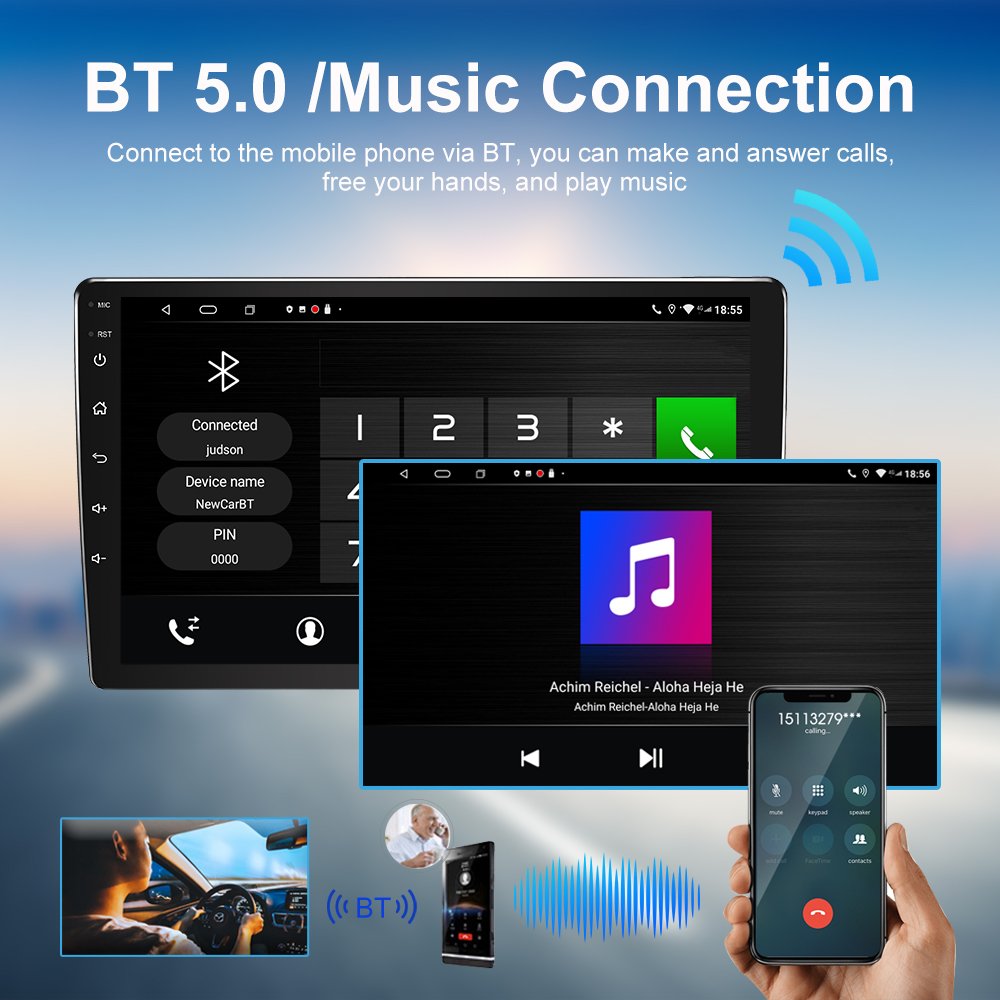 2 Din Android 11 4G NET 7/9/10.1 Inch Car Radio Multimedia Video Player 2Din Navigation GPS FM for Nissan Kia Honda VW