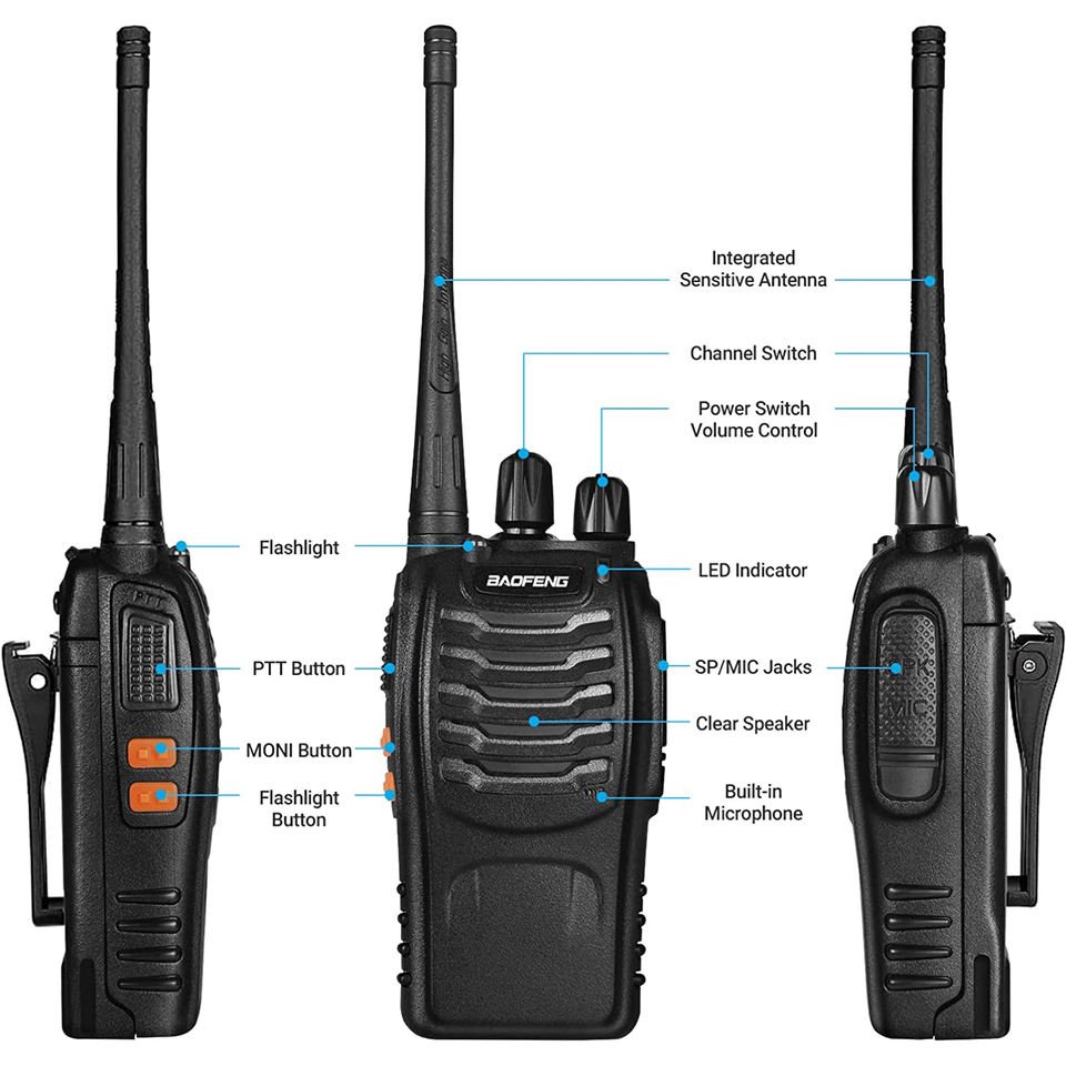 boafeng baofeng talki walki BF-888S 5W Two Way Radio a toys for kids radio celular Walkie Talkies