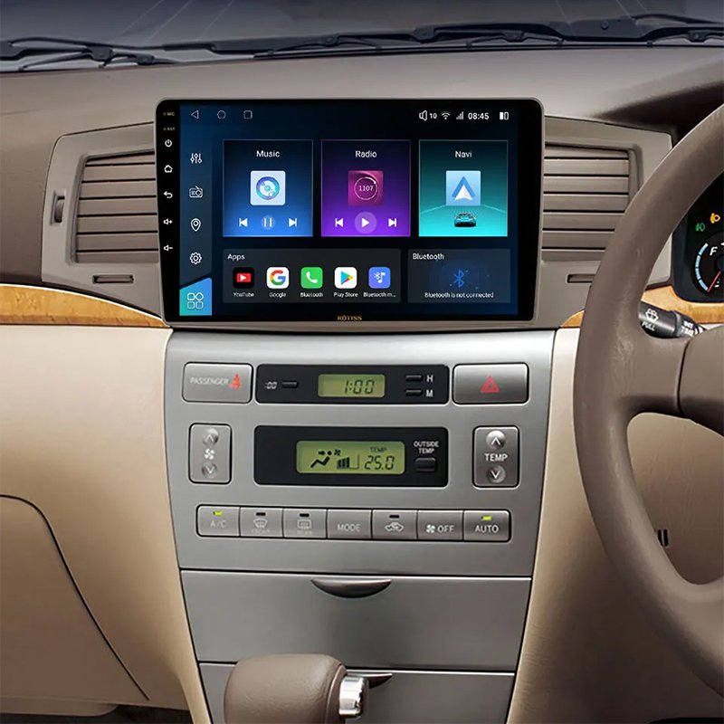 Rotiss 8Core Android Car Radio GPS For TOYOTA COROLLA 2006+ 9" RHD car dvd player 2Din auto monitor