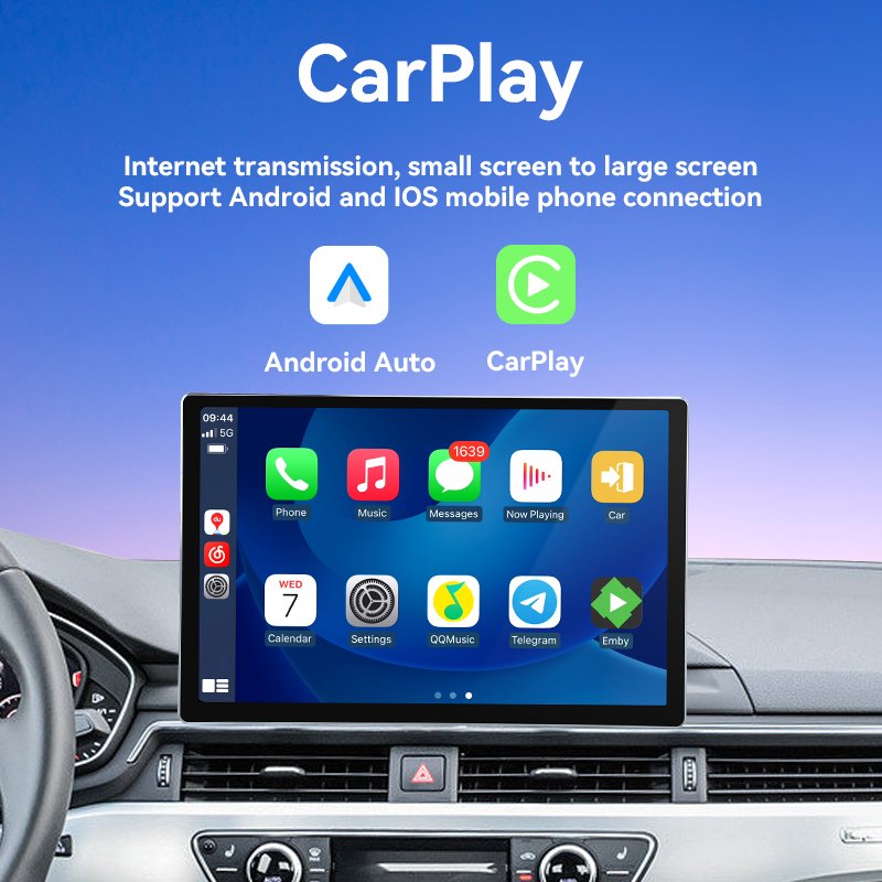 2k 13.3 inch touch screen android 10 panel head unit 48 stereo DVD player carplay android car radio