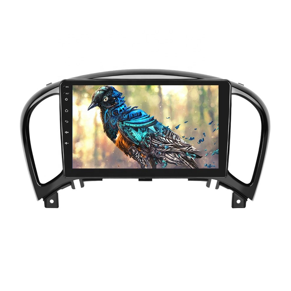Podofo Stock In EU/UK/RU 9 inch Car Fascia panels For Nissan Infiniti ESQ/Juke 2014 Android 2 din car radio Fascia plastic frame