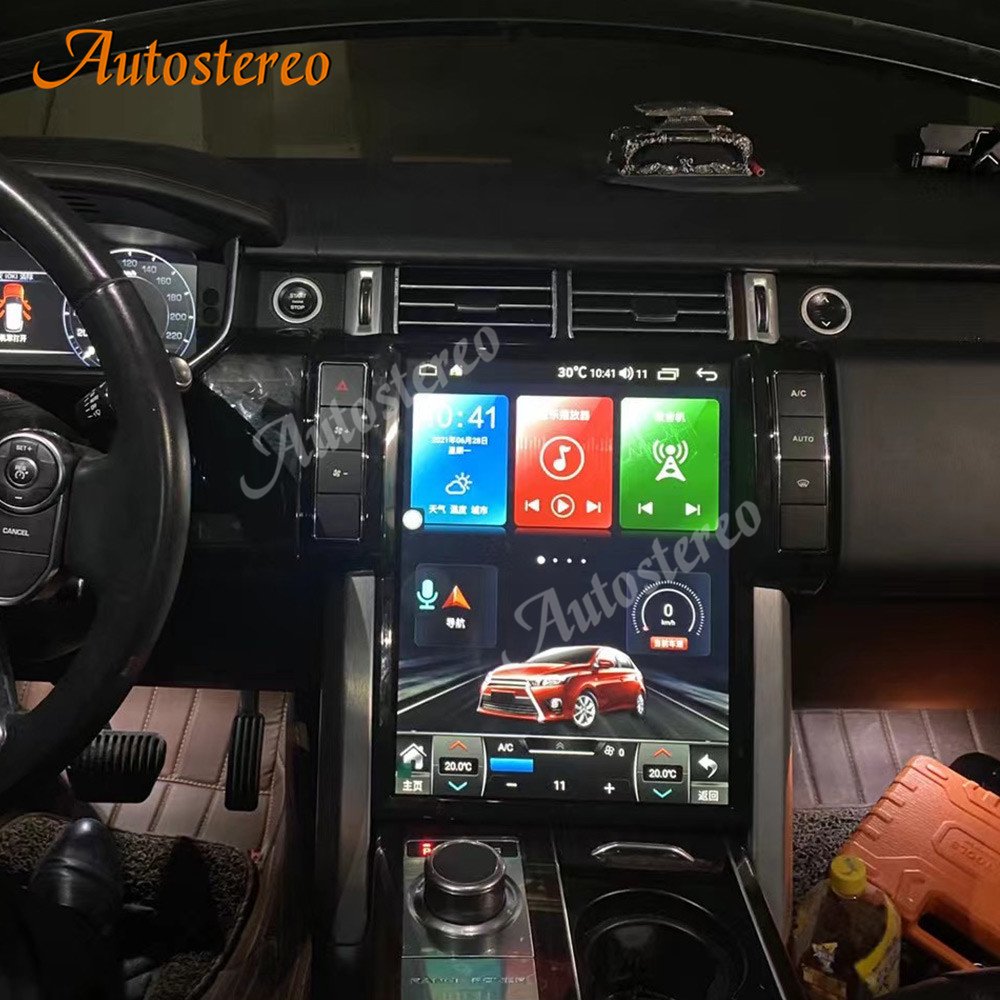 For Land Rover Range Rover 2014-2017 6+128GB Android 11 Car Stereo Radio with Screen Tesla Radio Player Car GPS Navig Head Unit