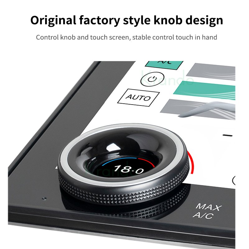 Krando AC Climate Board for Jaguar XJ XJL XJR 2010 - 2019 Climate Control LCD Touch Screen Support Air Volume Temperature