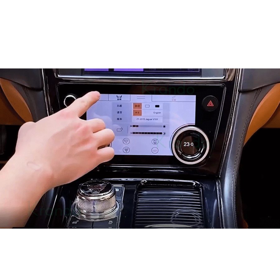 Krando AC Climate Board for Jaguar XJ XJL XJR 2010 - 2019 Climate Control LCD Touch Screen Support Air Volume Temperature