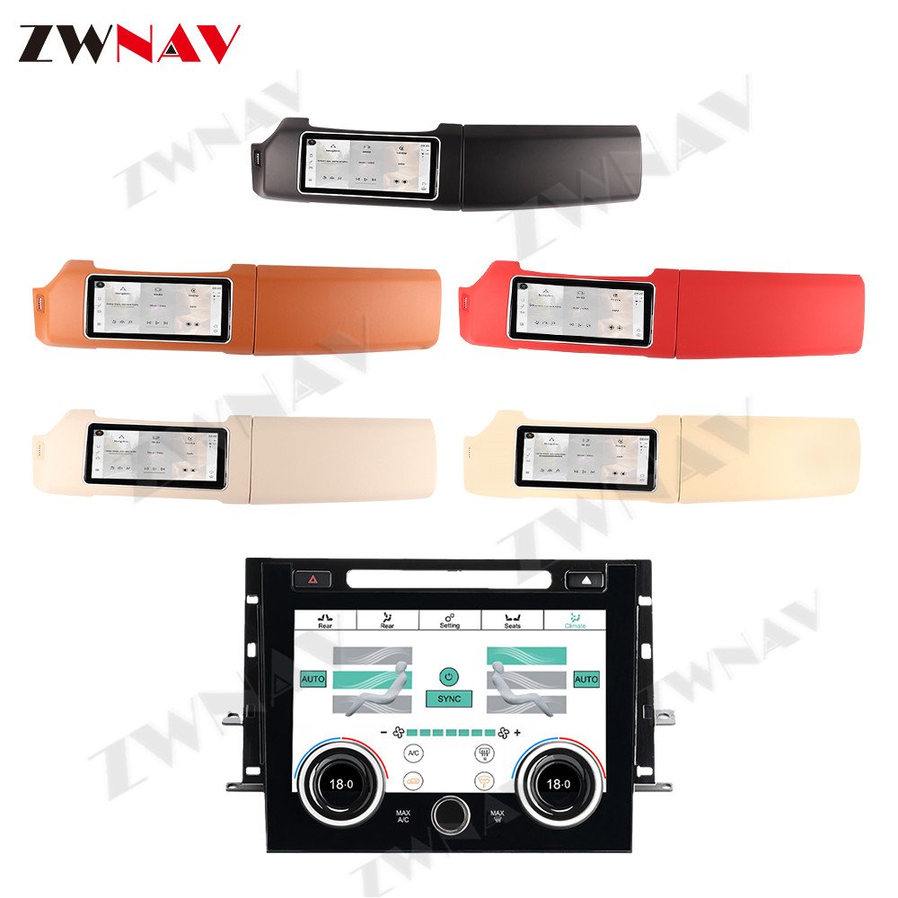 ZWNAV GPS Navigation Screen For Range Rover Sport Android L494 Carplay 2013-2017 with AC Screen Multimedia Android Car Radio