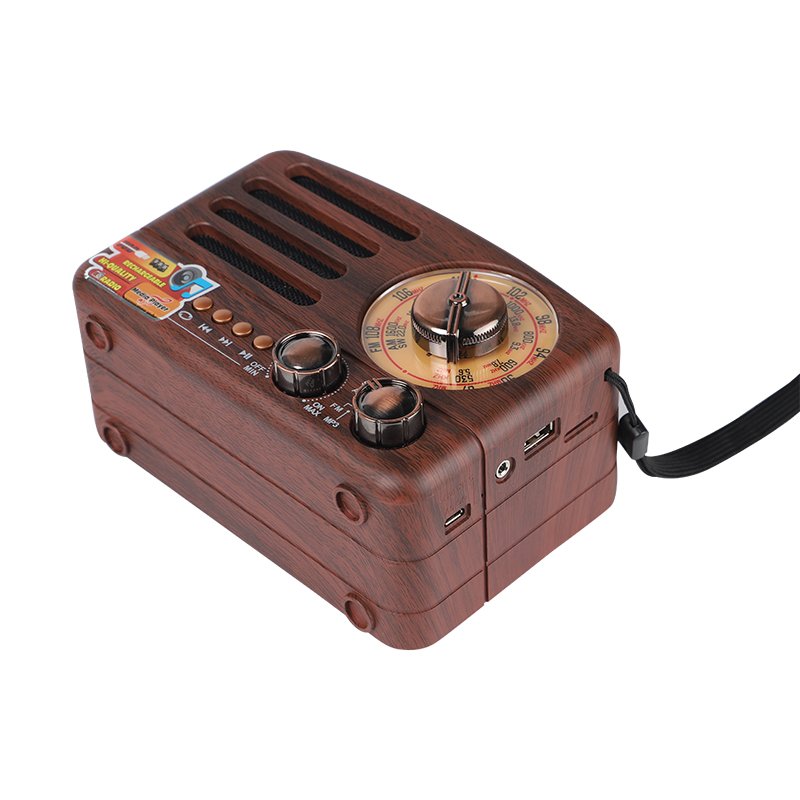 Portable Retro look Multifunction AM FM SM radio mini radio with wireless Function