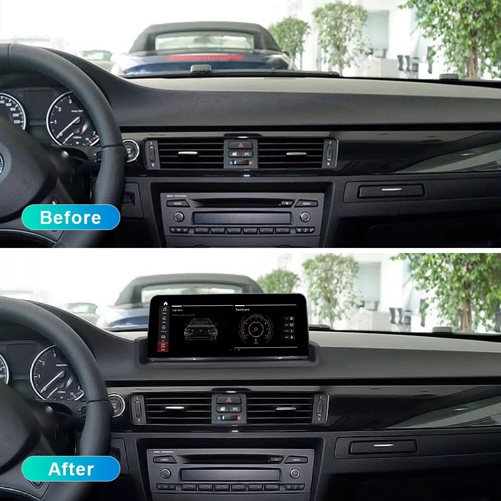 10.25" Android 13 Car Radio Navigation Multimedia Player For BMW 3 series E90 E91 E92 E93 CIC 2005-2012 Wireless Car play WIFI
