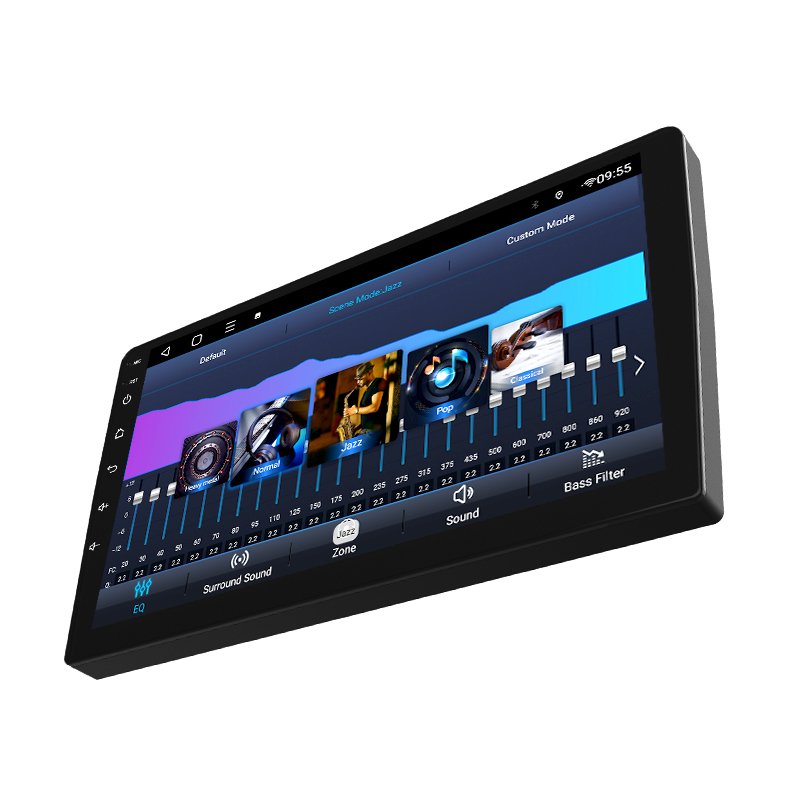 9 Inch Android Car Stereo 2 Din GPS Enabled Touch Screen Radio with Rear View Camera Remote Control Dashboard DVD Player
