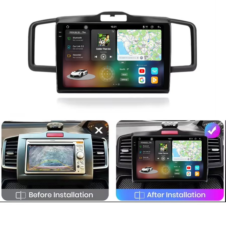 2K Android 13 Car Radio For Honda Freed 1 2008-2016 Gps Navigation Car Multimedia System 5GHz WIFI6 BT5.0 Auto Stereo Autoradio