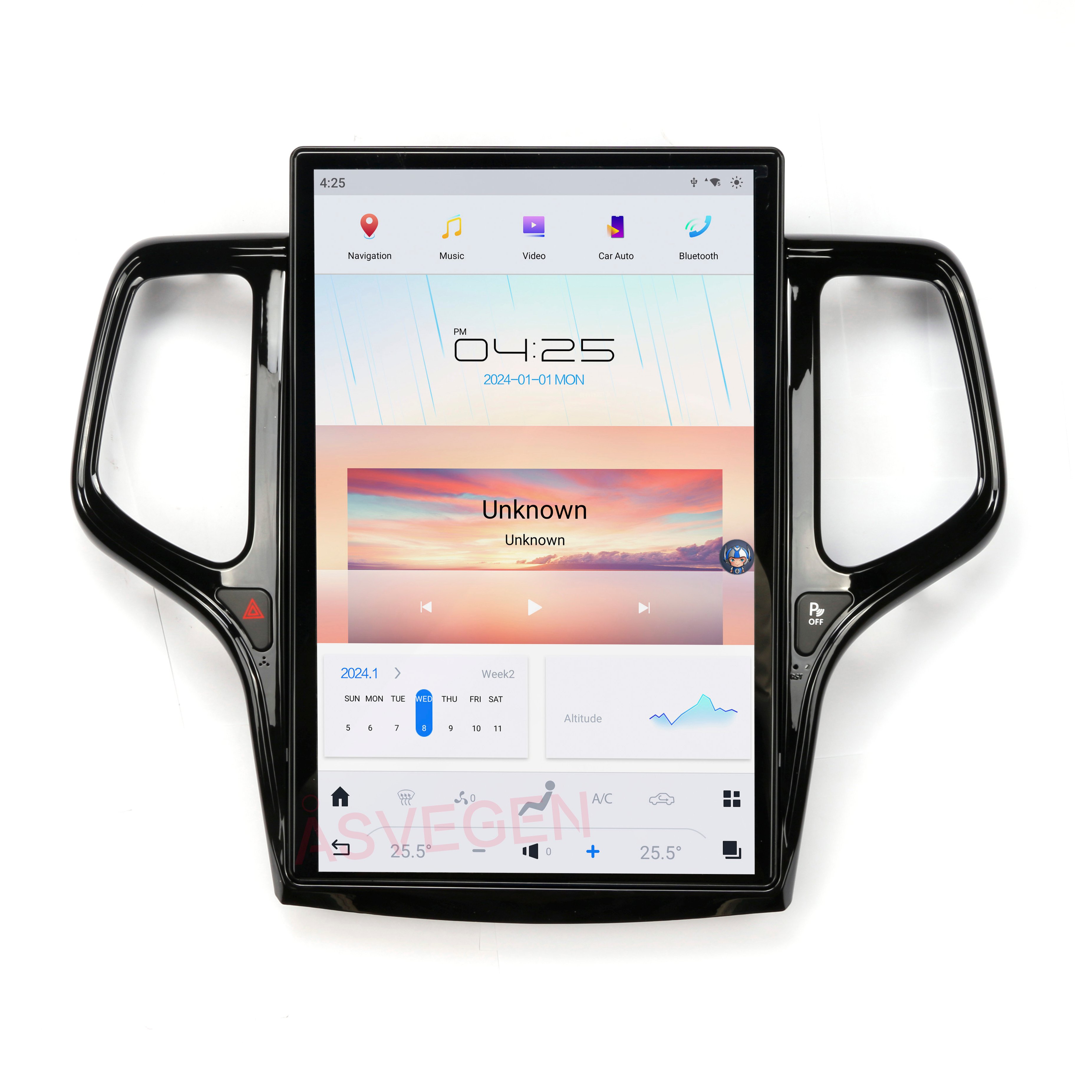14.4'' Qualcomm Android 13 Car DVD Stereo Radio Player For Jeep Grand Cherokee 2013-2020 With Car GPS Navigation
