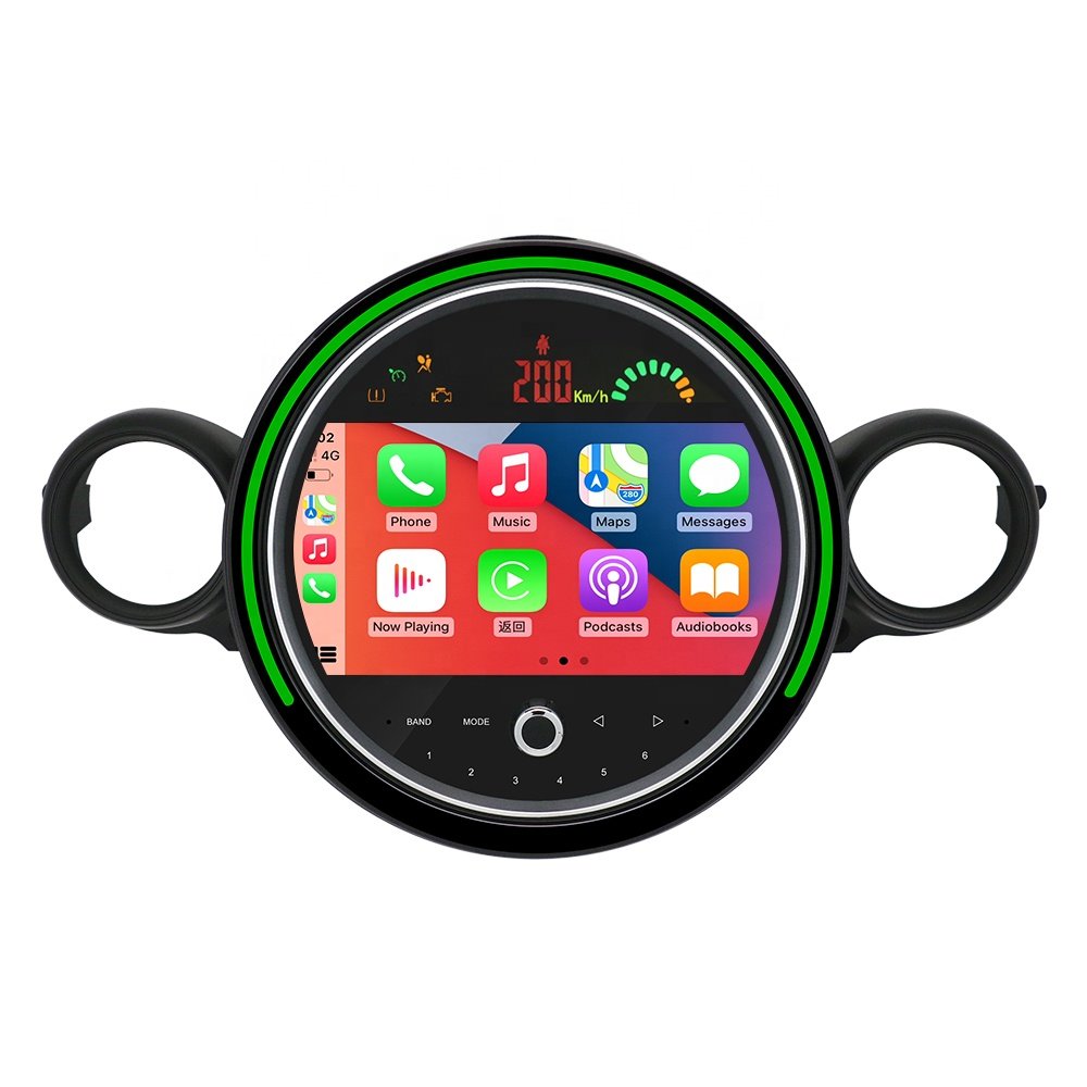 New arrival Android 8 core car stereo for BMW mini cooper R56 car gps with 4G wireless carplay car audio