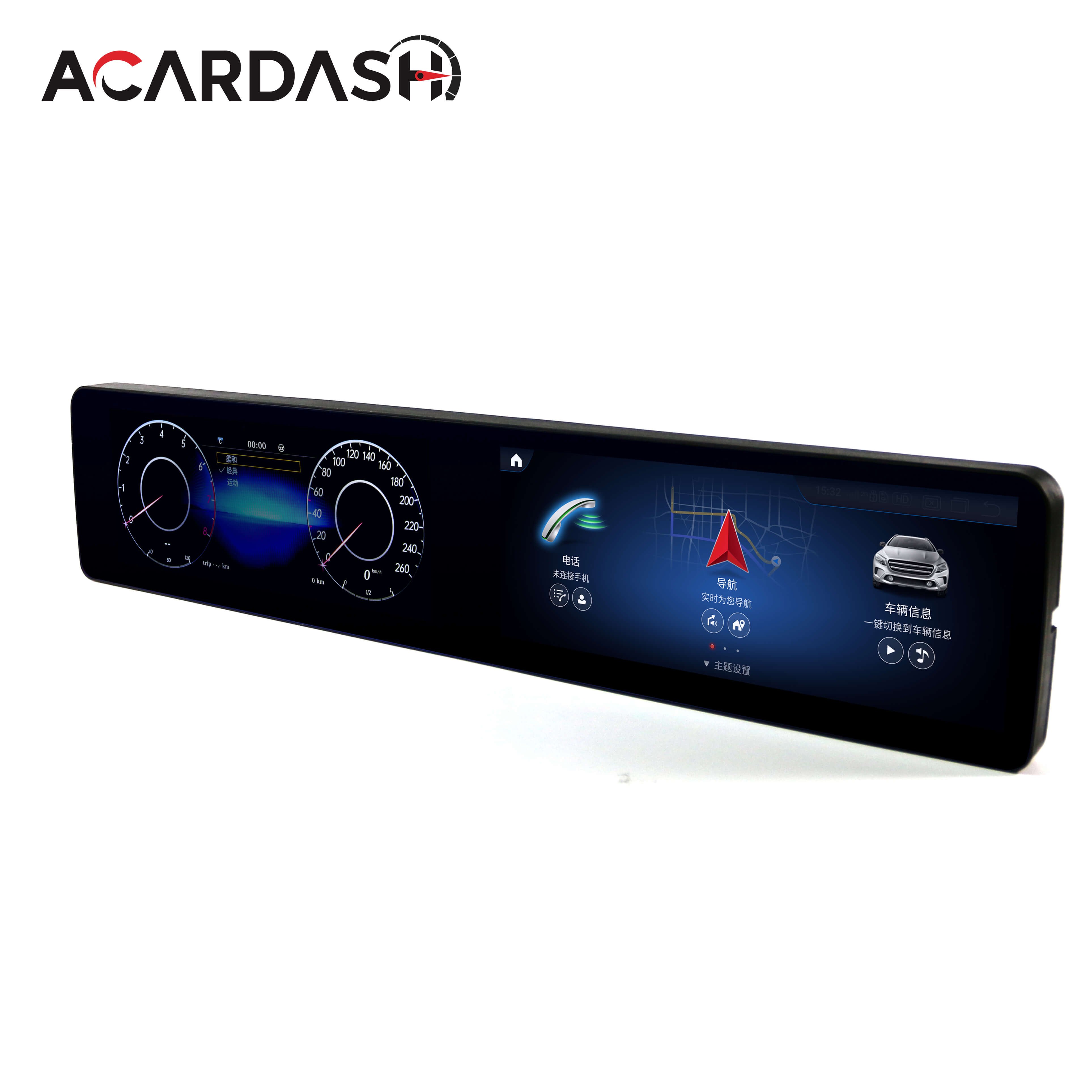 Android13 G3 Dual Screen 12.3 Inch Touch Screen Multimedia Stereo Car Radio DVD Player GPS Navigation for Mercedes Benz S Class