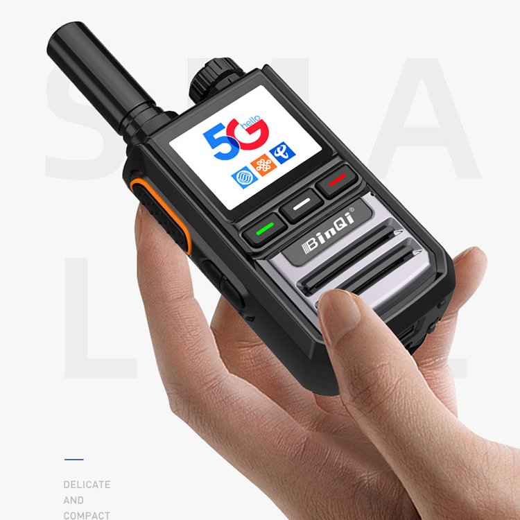 Radio PoC 4G Lte Wifi Sim Android Two Way Radio Network GSM WCDMA 2G 3G 4G Walkie Talkie IP Radio with GPS Bluetooth
