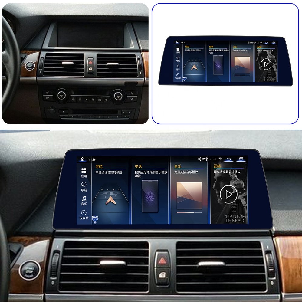 Qualcomm 668S 680 1920*720 auto radio carplay car gps navigation for BMW X5 E70 X6 E71 CCC CIC System 2007 - 2013