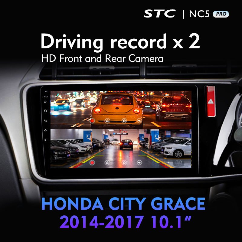 9 Inch DVD radio With Screen Radio Android Car DVD Player Mirror link For HONDA CITY GRACE 2014 2017 10.1