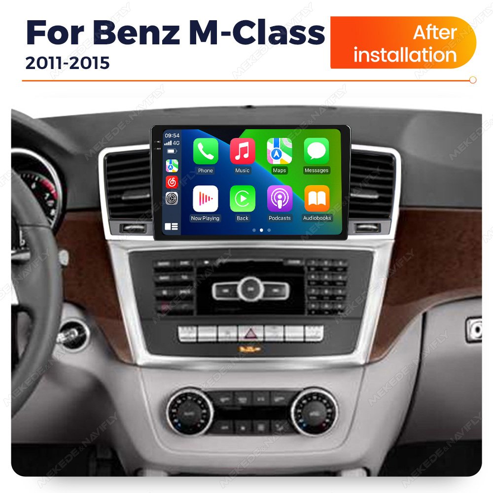 MEKEDE MS Android 13 car-play auto android car radio 8+256G 4G LTE gps navigation WiFi 4G LTE for Benz M-Class 2011-2015