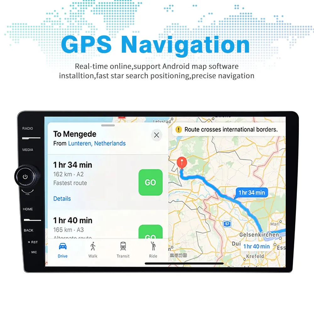 Universal Touch Screen Android Car Radio Player Gps Audio System Stereo Mp3 Navigation Car Video 1DIN Car Dvd Player