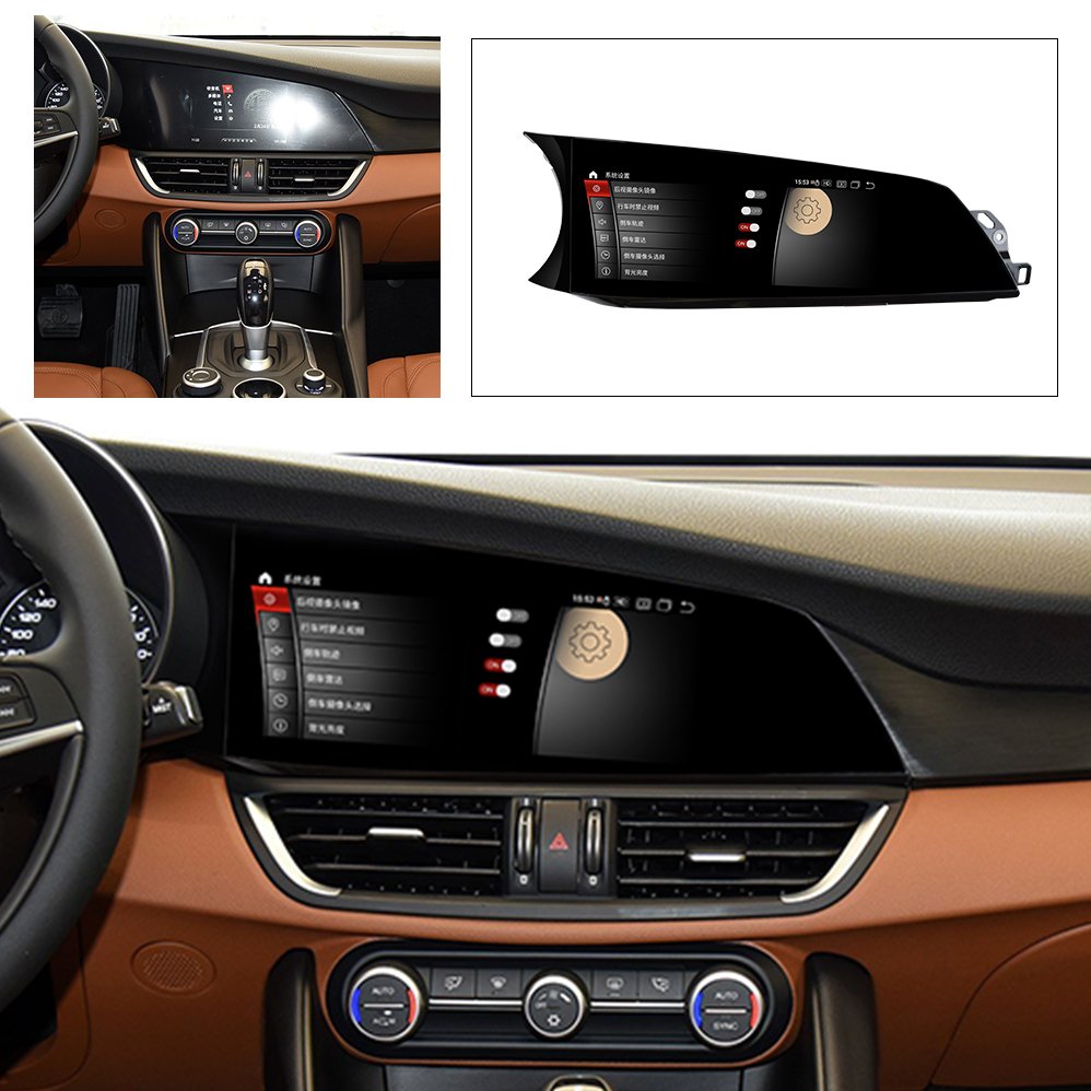 Android 13 Car Radio Carplay For Alfa Romeo Stelvio Giulia 2017-2020 10.25 INCH Car GPS Navigation Multimedia Video Player