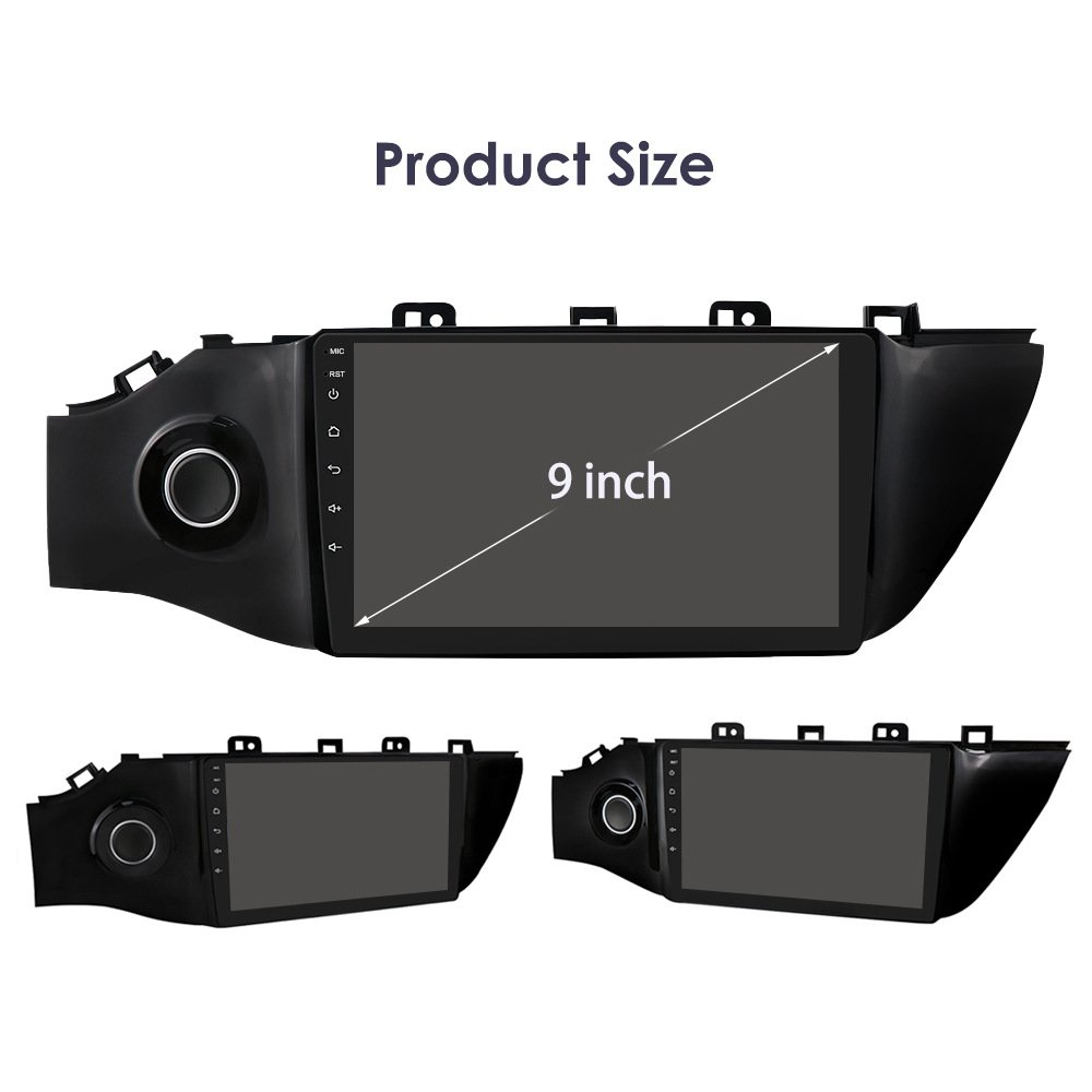 2 Din Android Multimedia Car Radio Car Player Radio Navigation Gps 4g for Kia Rio 4 K2 2017 2018 2019 Bluetooth Speaker Android