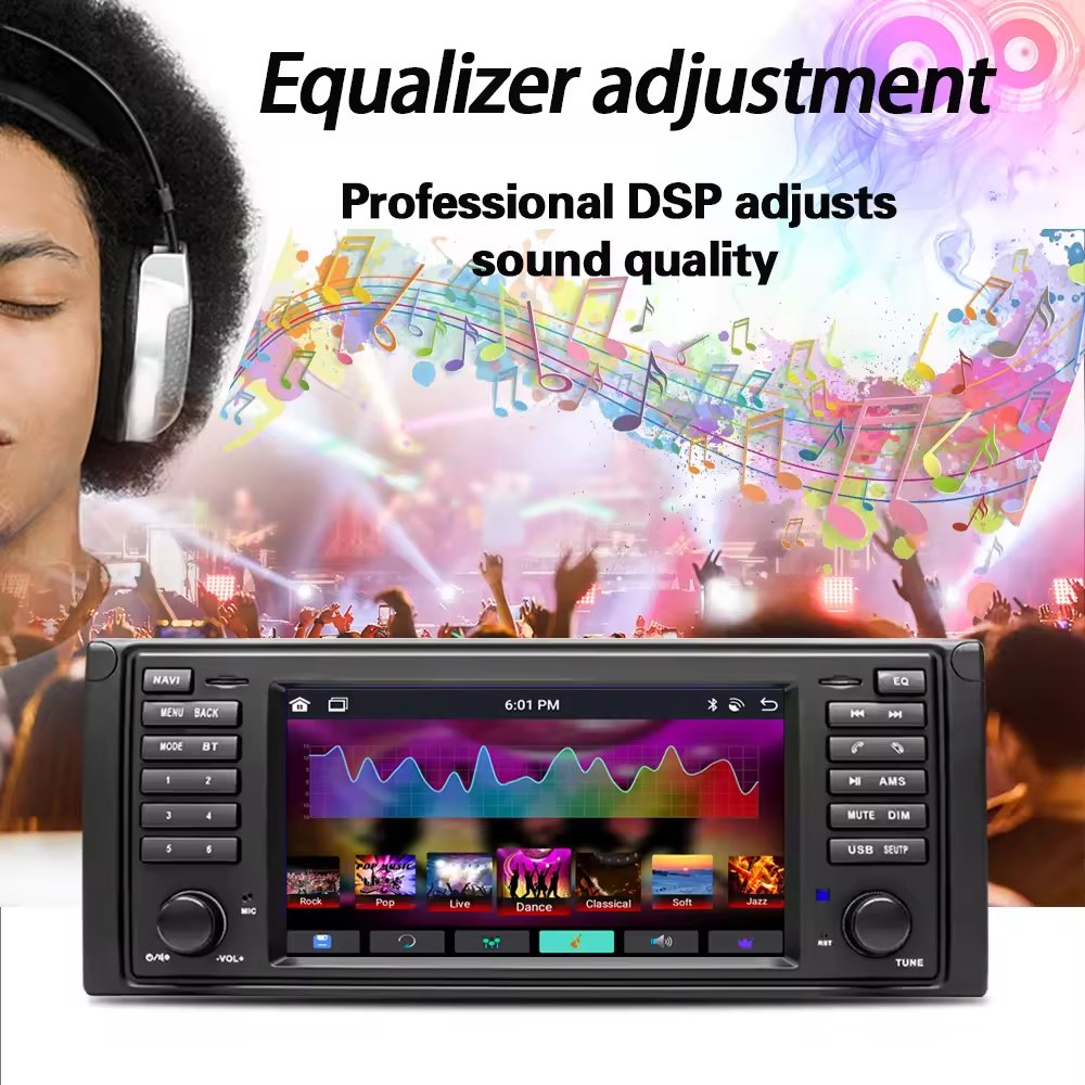 7 Inch For BMW E39 E53 E38 Android Gps Car Navigator Dvd Player Reversing Image Central Control All-in-one Machine