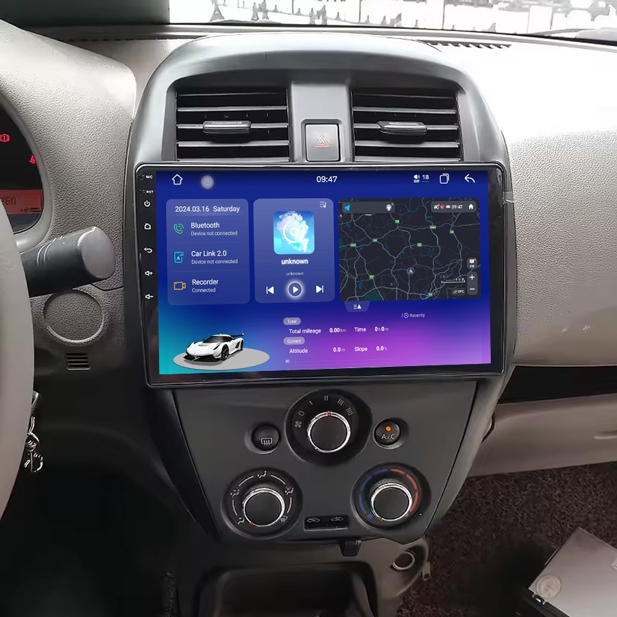 2K QLED Screen Android 13 Dsp Rds Car Multimedia For Nissan Versa 2014-2020 Car-play+auto Am Fm Auto Radio Car Video Recorder
