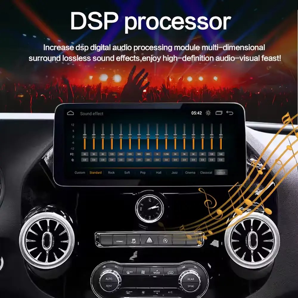 12.3 inch For Mercedes Benz Vito W447 116 2014-2021 Car Multimedia Video Player Gps Navigation Radio Android13 Carplay