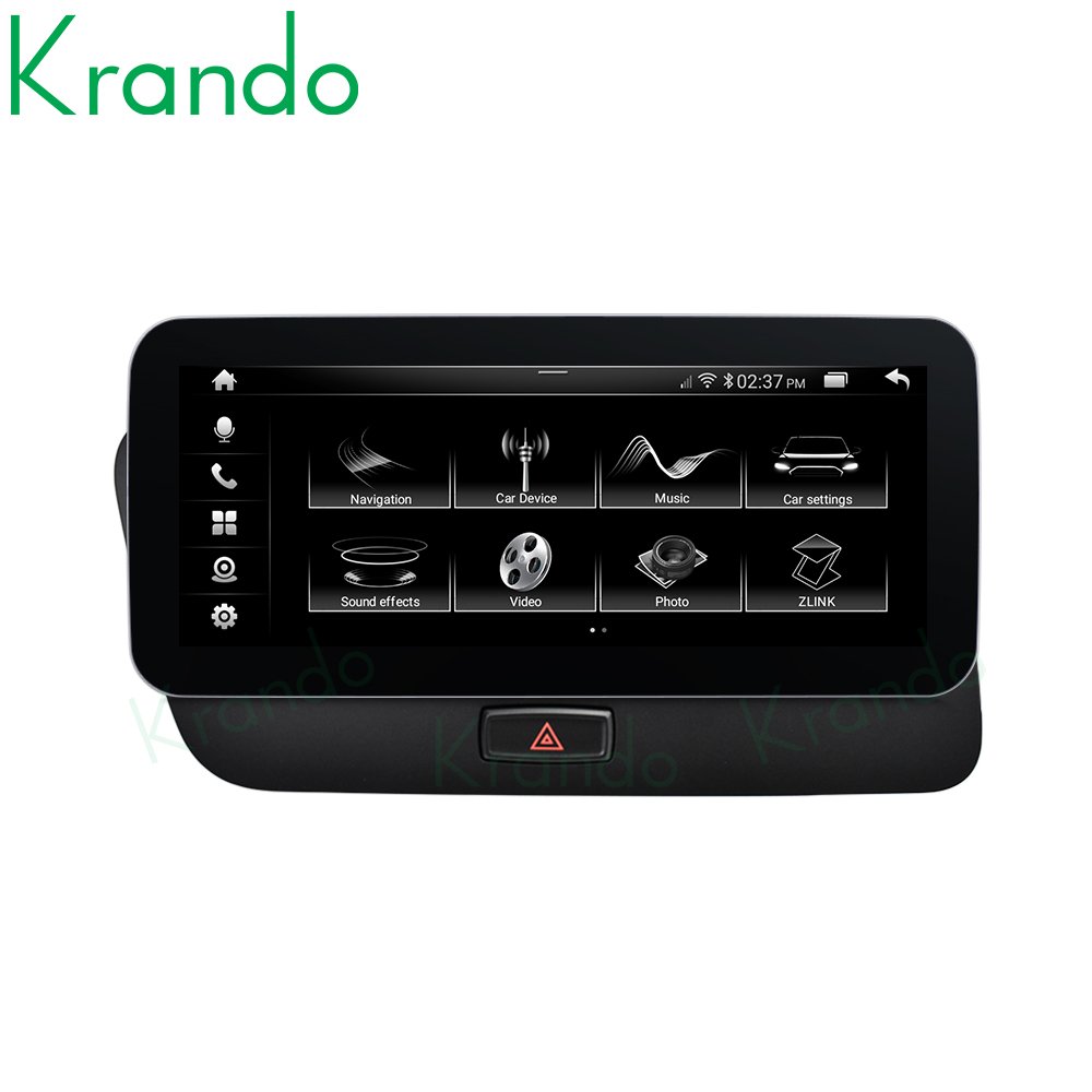 Krando 10.25" Wireless Car Radio Android 12.0 Touch Screen for Audi Q5 2009-2015 Smart Auto Multimedia System Carplay GPS