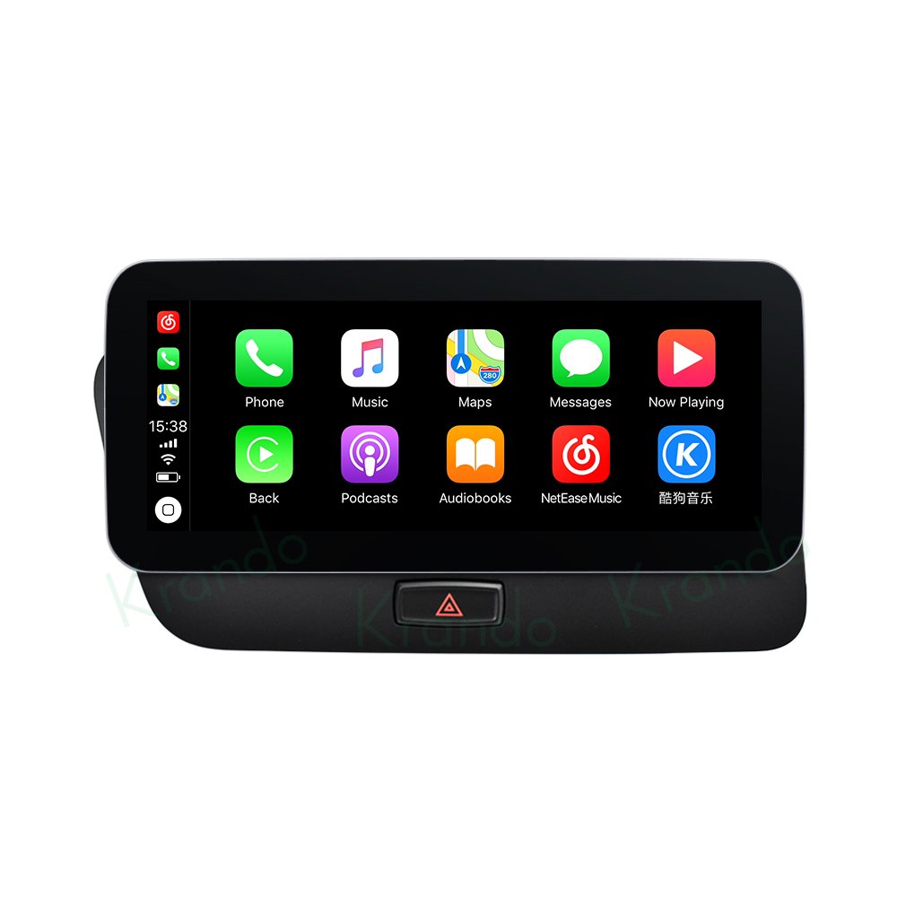 Krando 10.25" Wireless Car Radio Android 12.0 Touch Screen for Audi Q5 2009-2015 Smart Auto Multimedia System Carplay GPS