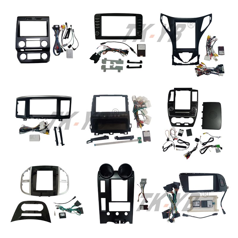 Fast delivery Car navigation Android frame With wires canbus 9 inch 10 inch 9.7 inch 12.3 inch car dvd android frame radio panel