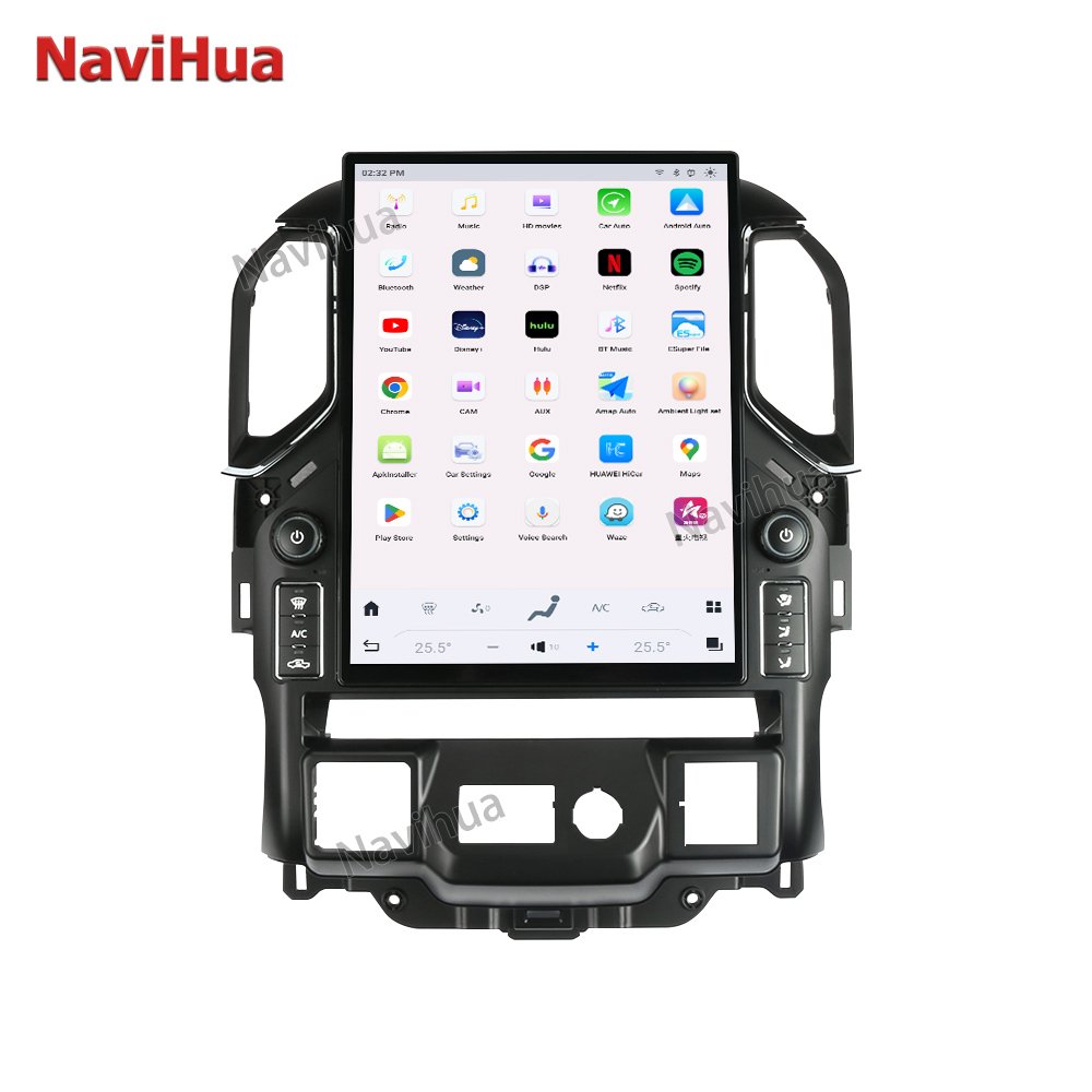 NaviHua Tesla Style Vertical Screen Android 13 Carplay Head unit Stereo new For GMC Sierra Chevrolet Silverado 2019 2020 2021