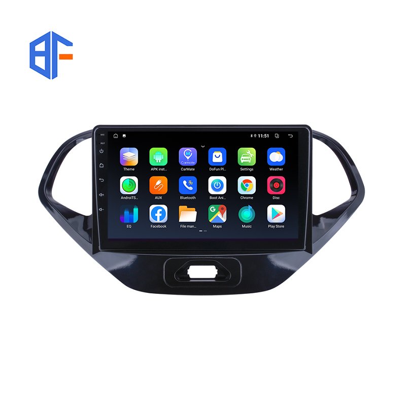9 Inch Android Car Stereo WIFI FM Carplay DSP GPS Car Screen Radio for Ford Figo 2015-2018 Car Video DVD Player
