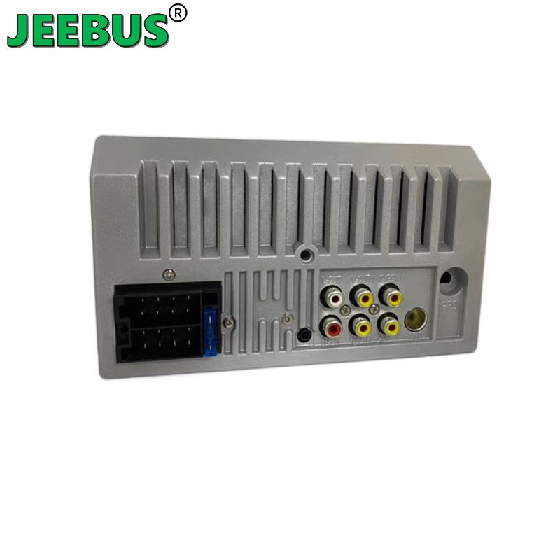 JEEBUS 7inch Android Auto Car Radio Player MP5 DVD with Ram 1500 Tailgate Handle Reverse Camera