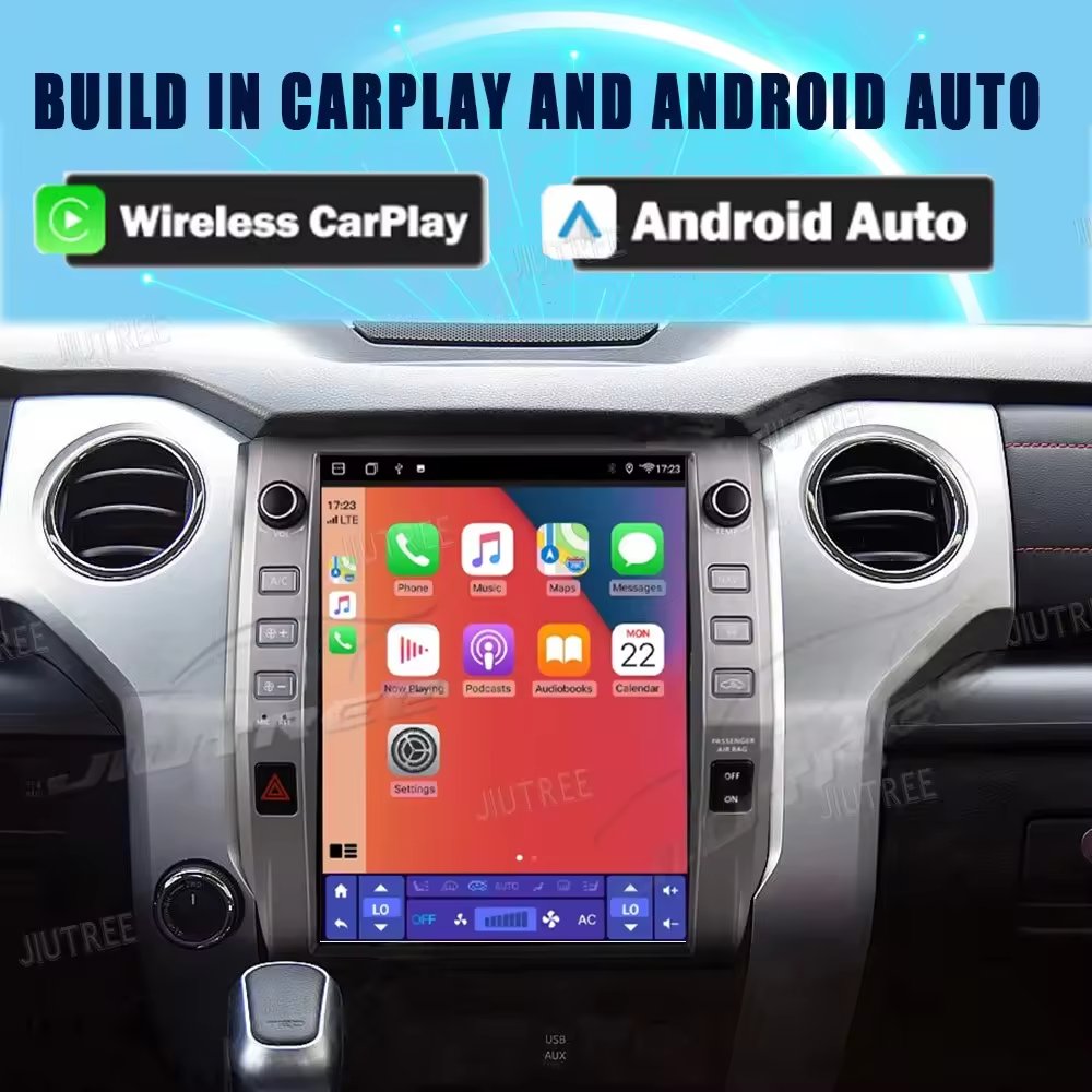 Android 13 Car Radio For Toyota Tundra 2014 2015 2016 2017 2018 2019 GPS Multimedia Player Carplay Screen Stereo Head Unit