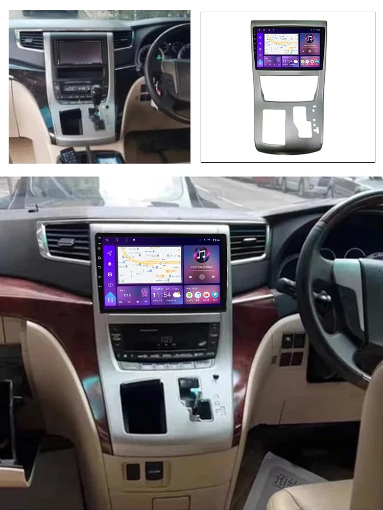 2 din car radio Android Car Radio Player For TOYOTA Alphard 20 Series Vellfire 2008-2014 RHD GPS Navigation Carplay auto radio
