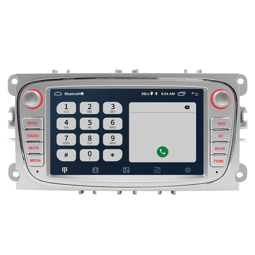 double 2 din 7 inch touch screen stereo aux-in usb radio suitable for ford focus car cd player