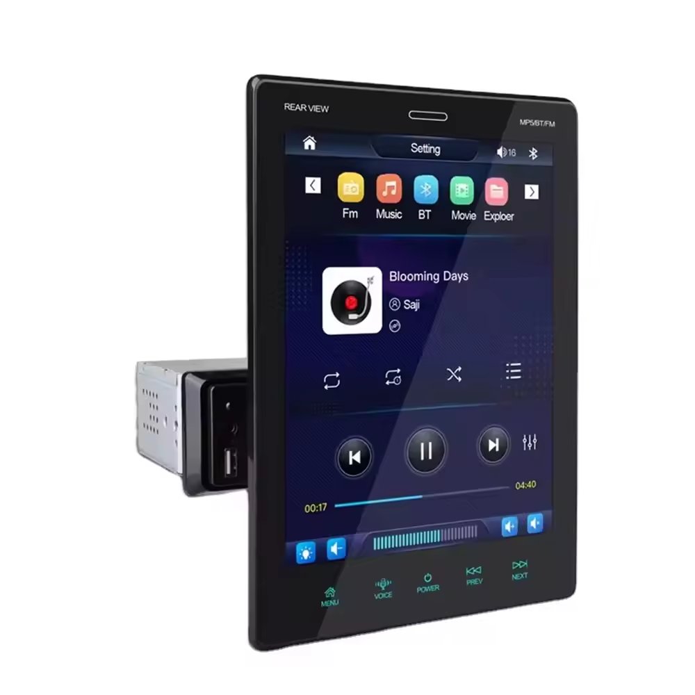 CUSP 9.5 inch 1Din HD Full Touch Screen In Dash car mp5 USB AUX TF FM Radio Vertical screen car DVD Play NOT ANDROID