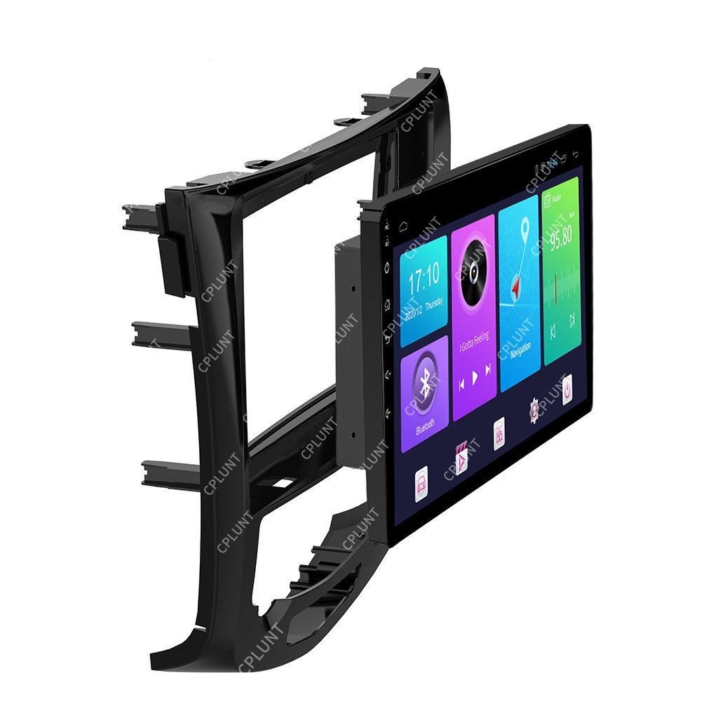 Car DVD Player Frame FOR NISSAN X-Trail QASHQAI ROGUE 2014-2020 AT AC 10.1 inch Touch screen Android radio Farme stereo
