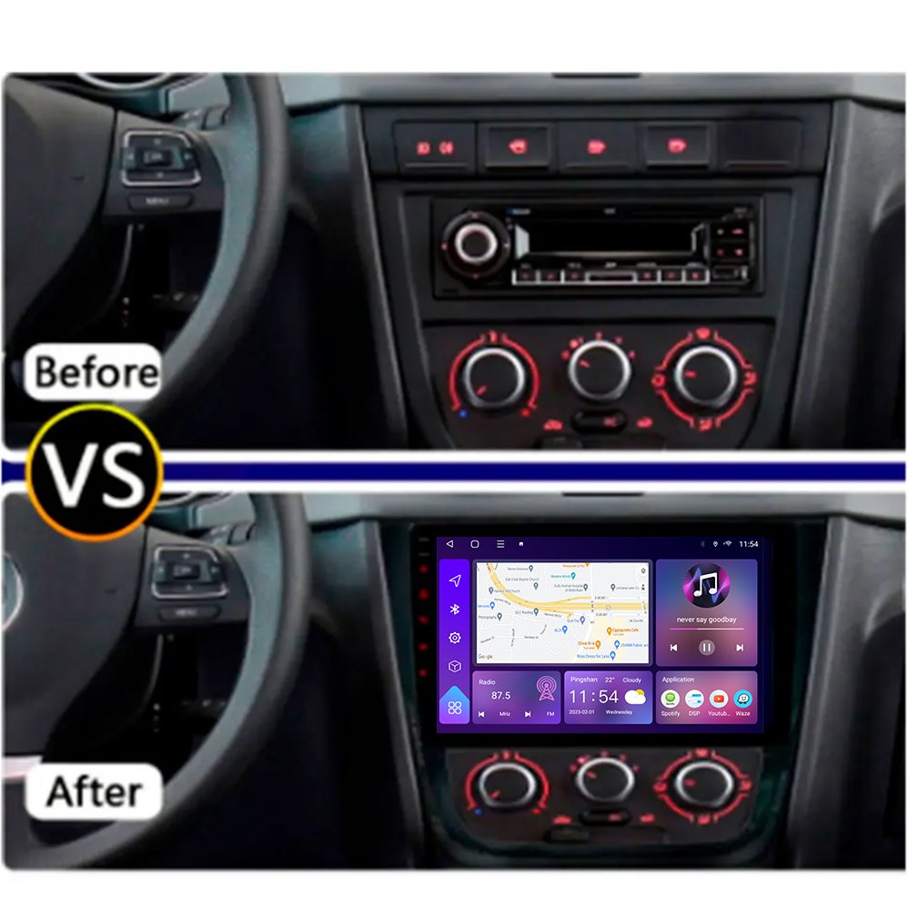2 Din Android 13 Carplay Car Radio For VW Gol Saveiro Voyage 2008-2012 Car GPS Navigation Multimedia Android head unit