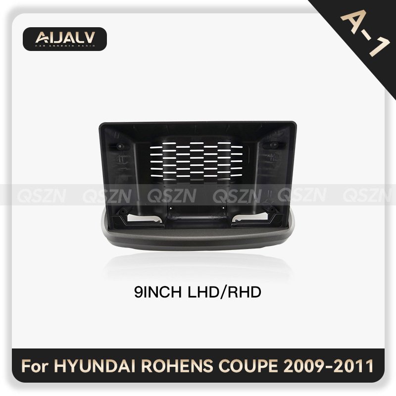 Universal Car DVD Player frame for For HYUNDAI ROHENS COUPE 2009-2015 wire and canbus navigation panel car radio fascia frame