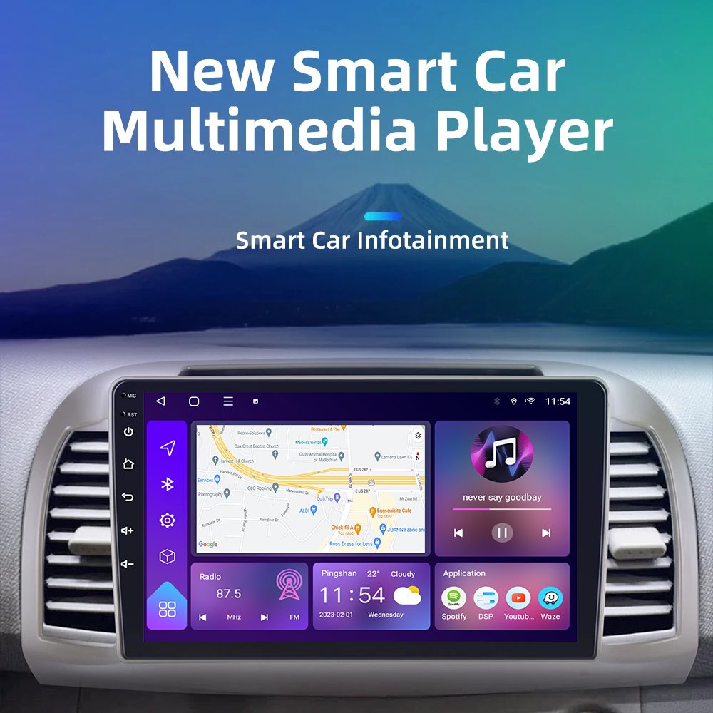 Android 13 Carplay Radio For For Nissan March Micra K12 2002-2010 Multimedia Carplay Stereo Car GPS Navigation Head Unit