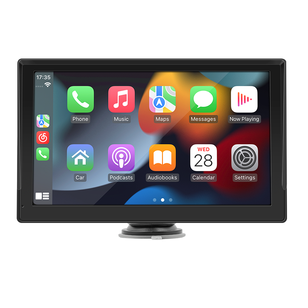 Bestree 9 inch IPS touch screen Car Portable Wireless CarPlay Android Auto Stereo with DVR Car Multimedia Video Recorder Player