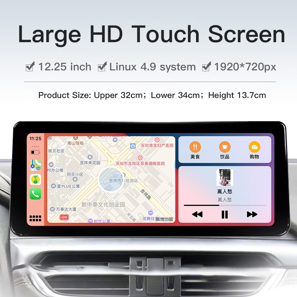 CARABC 10.25 Inch Screen android System 4/8-core android auto Carplay bmw Car Radio For cic ccc system x5 e70