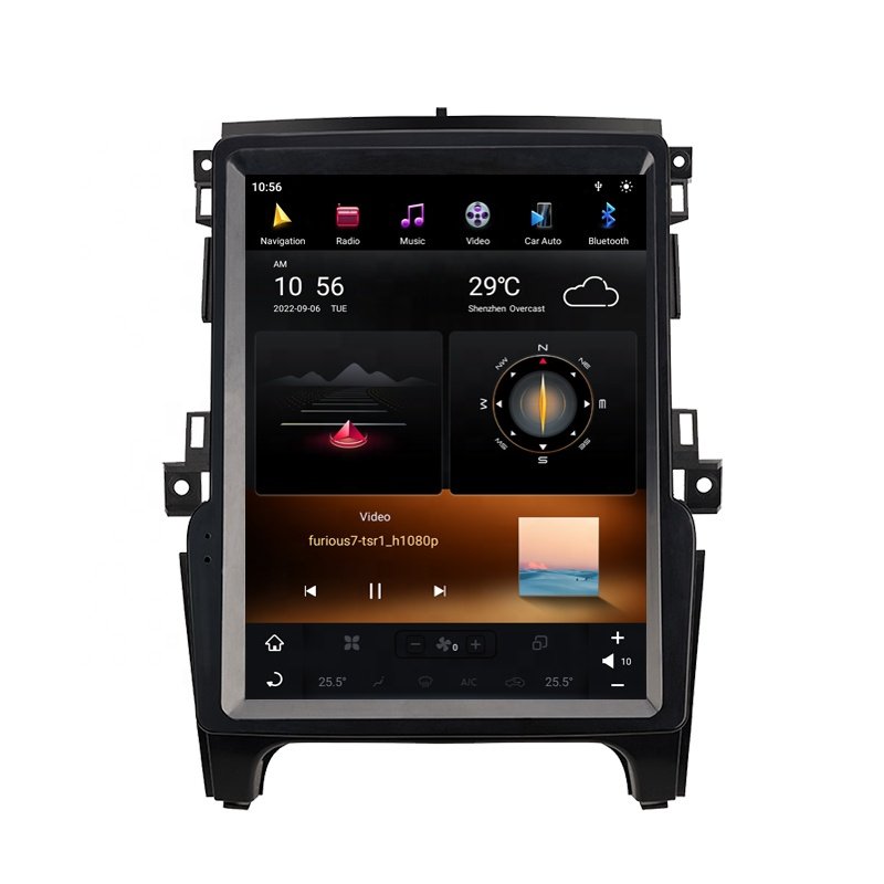 RoadNavi Tesla style Android 11 Car radio for Ford Everest Ranger 2016-2021 Car Multimedia Player Wireless Carplay 4G