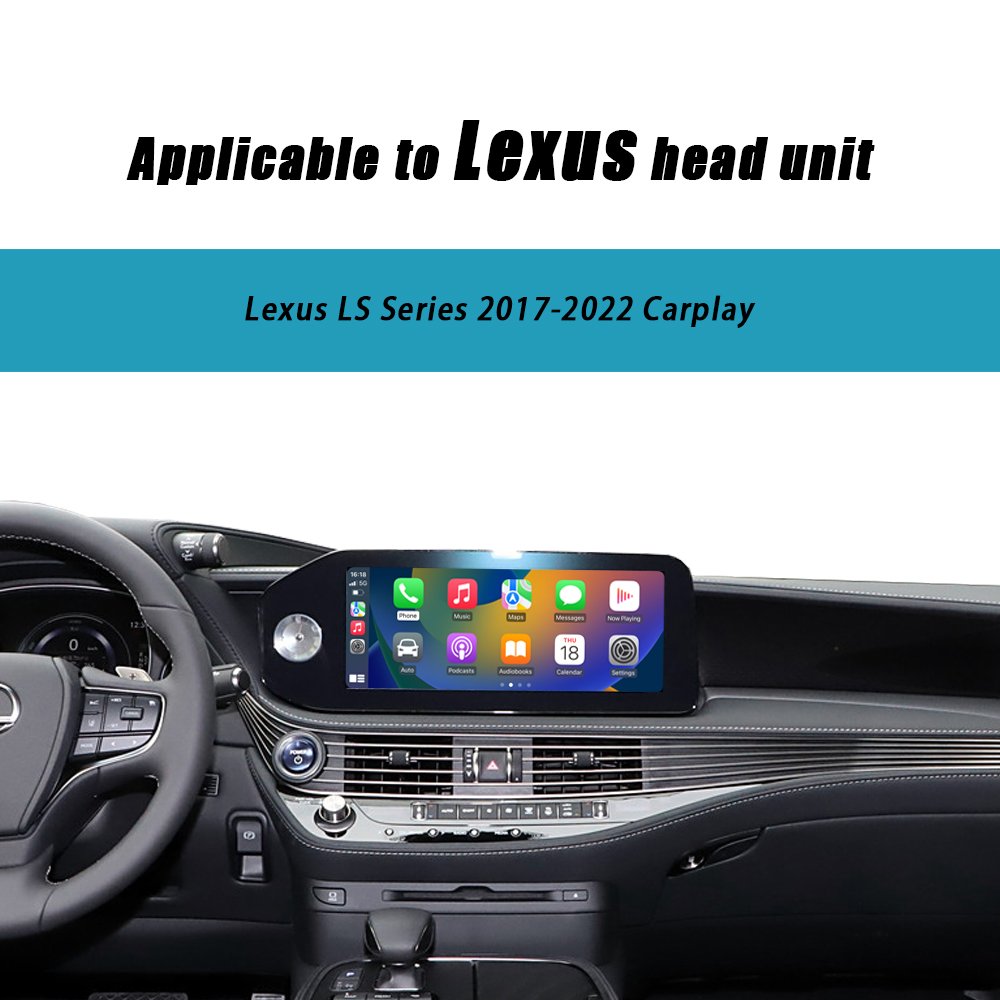 CZT-AUTO Wireless CarPlay And Android Auto For Lexus LS Series Remote Touch 2017-2022 8"/10.3" Screen Carplay Retrofit Kit